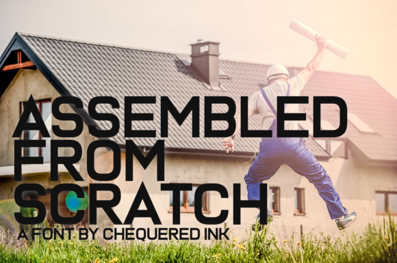 Assembled from Scratch: A Display Font for Bold Digital Branding