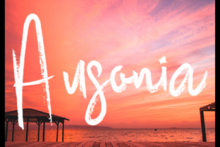 Ausonia Font for Modern Editorial Design