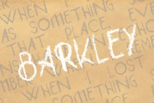 Barkley: A Messy Pencil Drawn Display Font for Web Design