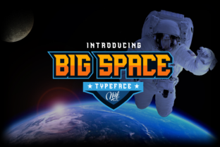 Big Space Font for Bold Digital Branding