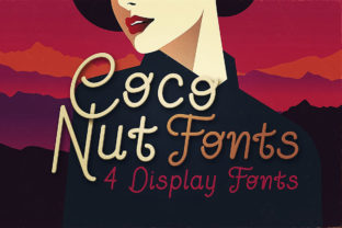 Coconut Family: A Retro-Vintage Display Font for Your Brand
