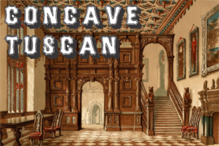 Concave Tuscan Family: A Timeless Display Font for Craft Creations