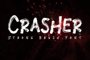 Crasher Font for Handmade Creations and Creative Projects