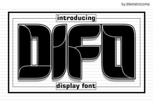 Difo Display Font for Bold Editorial Design