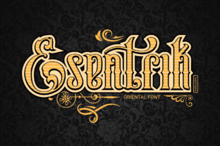 Esentrik: A Vintage-Inspired Display Font for Editorial Design