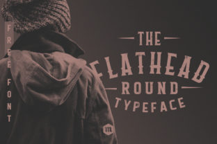 Flathead Family: A Bold Display Font for Handmade Creations