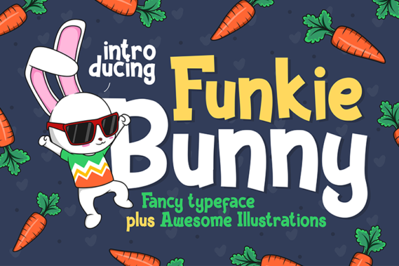 Funkie Bunny Font for Joyful Branding and Eye-Catching Campaigns