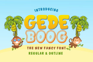 Gedeboog: A Playful Display Font for Creative Campaigns