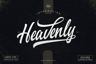 Heavenly Script Font for Digital Branding and Web Design