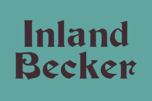 Inland Becker Font Review and Download