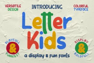 Letter Kids: A Playful Font for Fun Design Projects