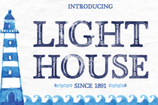 Light House Font for Striking Campaign Design