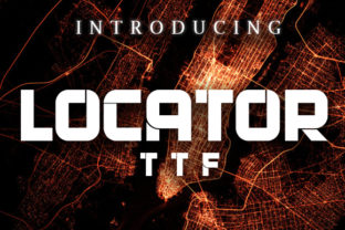 Locator Font for Bold Branding and Headline Impact
