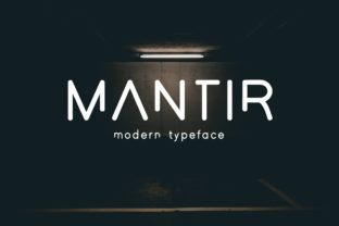 Mantir: A Modern Display Font for Digital Branding