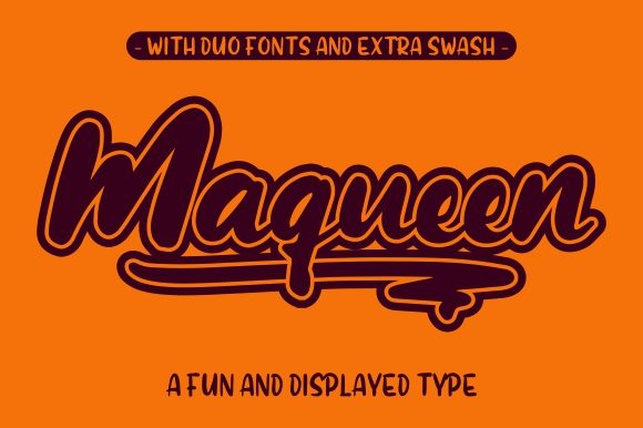 Maqueen Duo: A Friendly Font for Creative Branding Projects