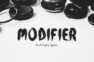 Modifier Font for Branding and Creative Design Projects