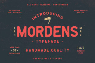 Mordens Vintage Typeface for Web Design