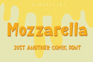 Mozzarella Font for Bold and Playful Editorial Design