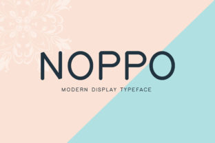 Noppo Font for Modern Branding and Campaign Design