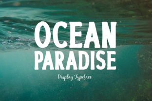 Ocean Paradise Display Font for Editorial Design