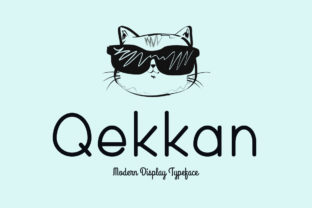 Qekkan Font for Creative Craft and Design Projects