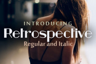 Retrospective Font for Eye-Catching Campaign Designs