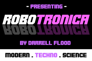 Robotronica: A Sci-Fi Font for Bold Branding
