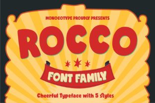 Rocco Family: A Display Font for Bold Web Design