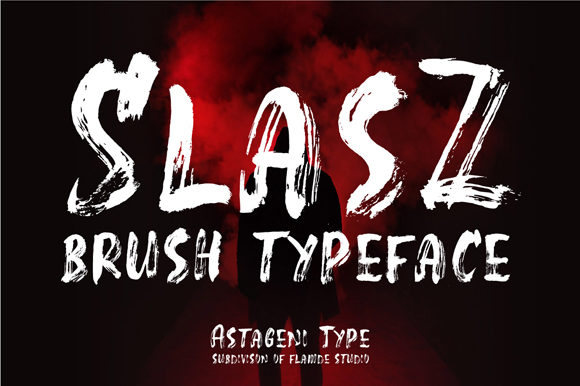 Slasz Brush: A Handmade Display Font for Polished Branding