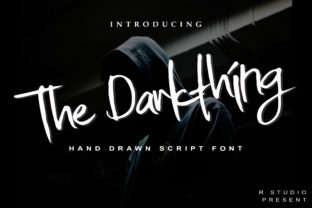 The Darkthing Hand-Drawn Font for Web Design