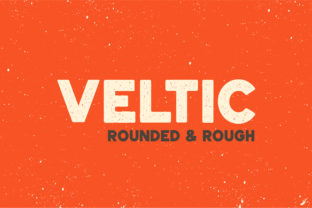 Veltic: A Bold Display Font for Handmade Creations
