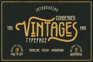 Vintages Font for Handmade Creations